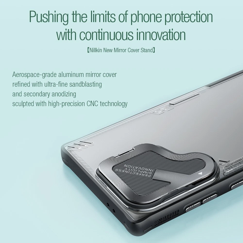 Nillkin Clear Flip Cover Camera Lens Stand Case For Samsung Galaxy S25 S24 Ultra - 第 13/32 张图片