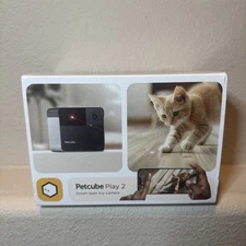 Petcube Play 2 Wi-Fi Pet Camera with Laser Toy for Cats & Dogs: Indoor Camera