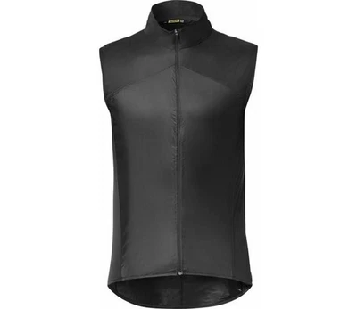 Coquille Gilet Cyclisme Anti Pluie Coupe-Vent MAVIC Sirocco Gilet Noir Homme - Photo 1/4