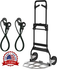 Carretilla plegable de mano con ruedas, resistente, 375 lb, para mudanzas NEW US