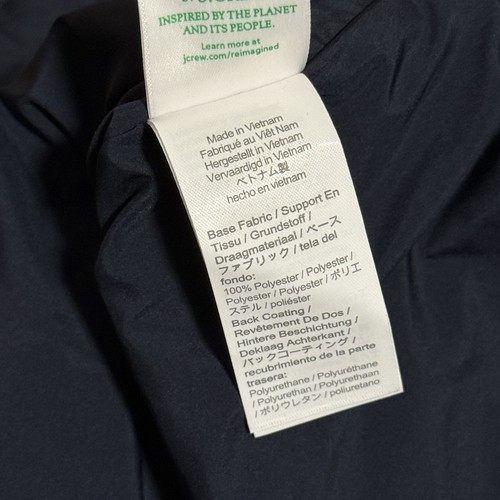 Crewcuts Quilted Barn Jacket Navy Corduroy Trim Snap Coat Boys M NEW - Picture 5 of 8