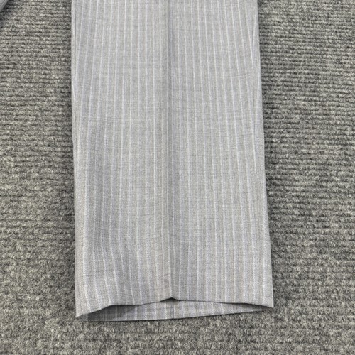 Canali Anzughose Herren EU 58 R grau Nadelstreifen 100 % Wolle vorne flach 40 x 32 - Bild 2 von 10