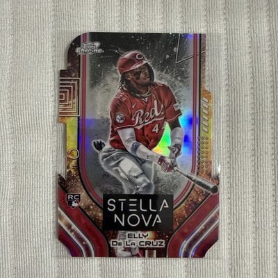 2024 Topps Cosmic Chrome Elly De La Cruz #SN-1 RC Stella Nova Die Cut SP Reds