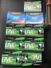 Lot Of 7 FujiFilm DVC 60 SP 90 LP Mini Digital Video Cassettes Plus 2 Sony New