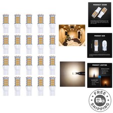 Energy-Saving 20-Pack LED Bulbs   12V Warm White for Boats, RVs  Backup Lights