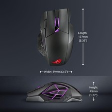 ASUS ROG Spatha X Wireless Gaming Mouse | Magnetic Charging Stand | RRP $269 — image 9