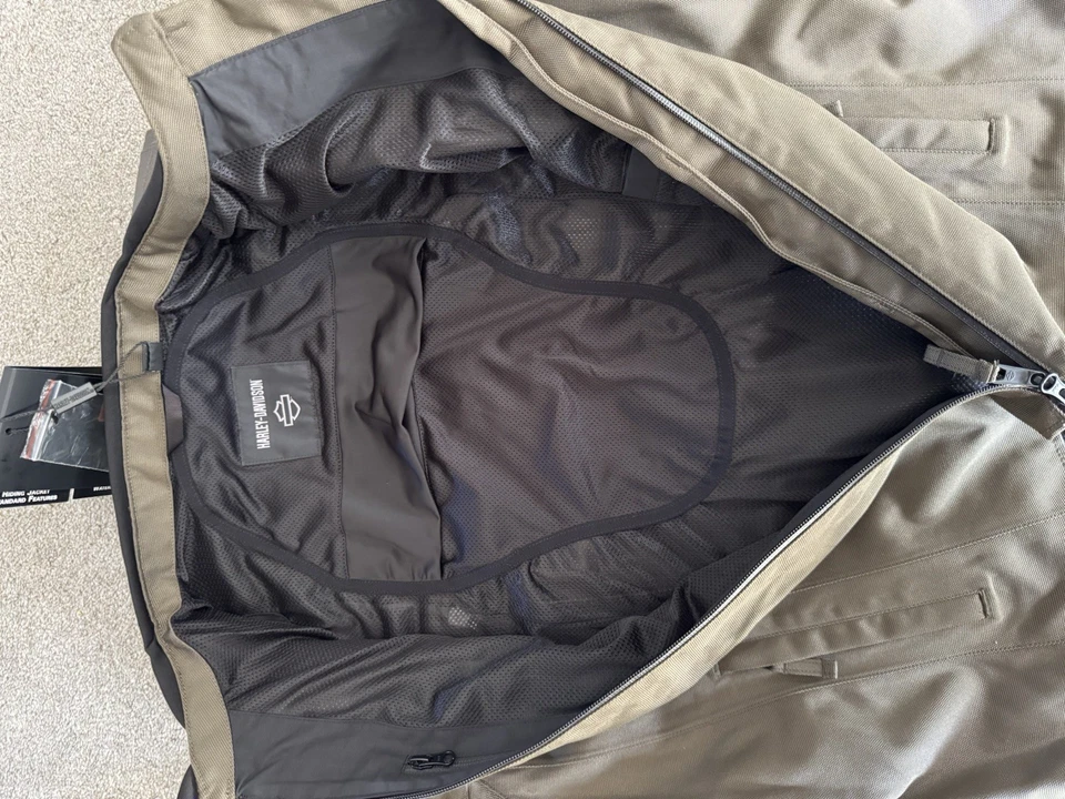 CHAQUETA TEXTIL IMPERMEABLE Harley Davidson mensajero mujer  Foto 4 de 4