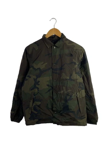 COACH THE NORTH FACE ALTRO ISOLANTE GIACCA ALLENATORE M NYLON KAKI MIMETICA USATA