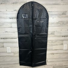 St. John Garment Bag Black Monogram Travel Suit/Dress Cover   24  x 50  
