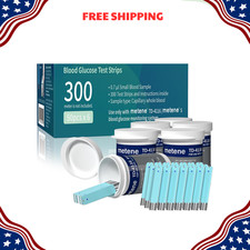 Blood Glucose Test Strips 300 Count No Monitor TD-4116
