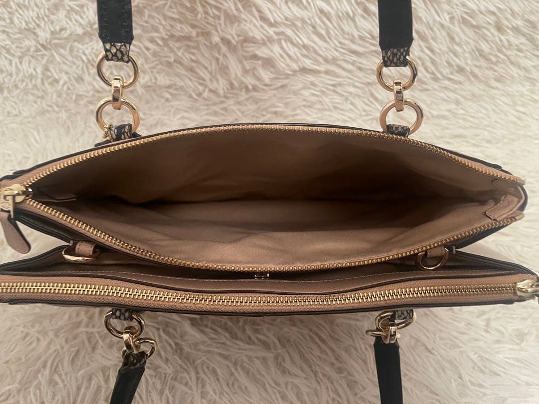 COACH 2WAY Shoulder Bag Python Pattern F38249 - image 6