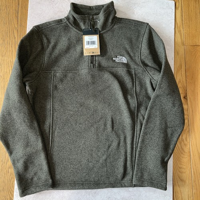 #ad THE NORTH FACE Men#x27;s Tsillan ¼ Zip Sweater New Taupe Green Medium $90 $55.00