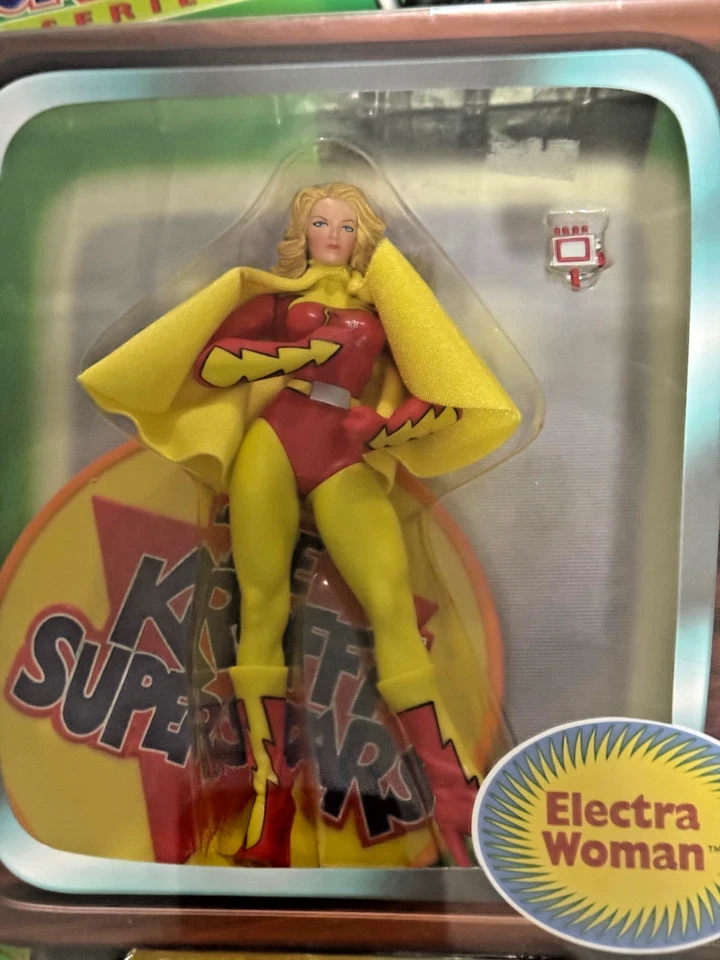 Figura de acción The Krofft Superstars Series Electra Woman 2000 Living Toyz Foto 2 de 4