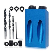 14PCS Pocket Hole Jig Kit 15  Woodworking Drill Guide