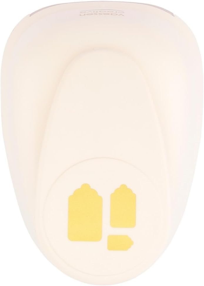 Vaessen Creative Craft Paper Punch Label 5.9x6cm Circle Cutter Crafting Card New