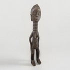 Finely Carved 25” West Africa Baule Female Sculpture Figure Ivory Coast Large