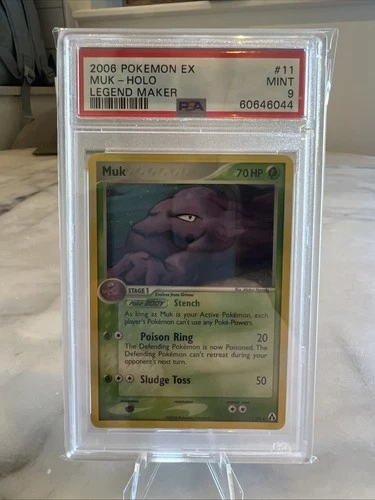 PSA 9 Muk 11/92 EX Legend Maker Pokemon Card Holo MINT