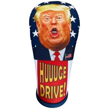 Trump Golf Driver Headcover   Funny MAGA  HUUUGE Drive  USA Patriotic Club Co...
