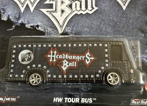 2025 Hot Wheels Premium Pop Culture MTV Headbangers Ball HW Tour Bus, nuovo - Foto 3 di 5