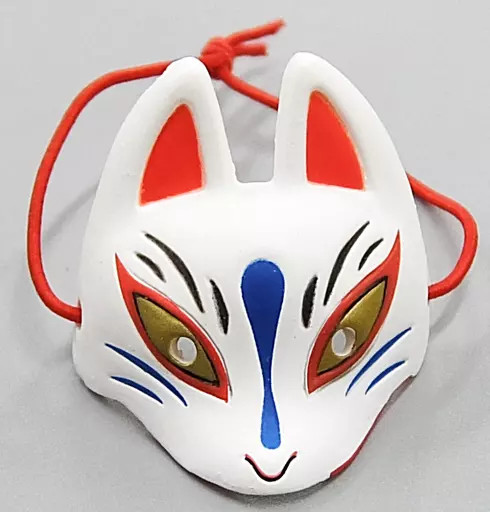 Mini Figure Fox Mask White Playable Oh Mask Series Japanese Mask