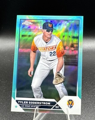 2023 Topps Pro Debut - Chrome Tyler Soderstrom #PDC-28 Refractor /75