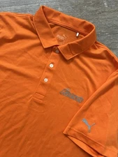 Puma Polo Shirt Golf Reese's Peanut Butter Cups Logo Orange Hershey Medium Men’s