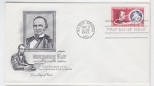 TurtlesTradingPost- Montgomery Blair Airmail - 1963 - #C66 FDC Artmaster Cachet