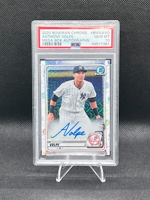 2020 bowman anthony volpe auto psa10