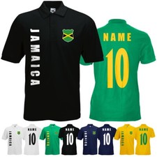 WM 2018 Jamaika JAMAICA Polo-Shirt Trikot Name Nummer