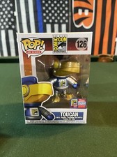 Funko POP! Ad Icons San Diego ComicCon Toucan #126 Metallic Robot Blue Exclusive