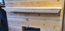 REAL PINE CHUNKY MANTLE SHELF KITCHEN OVER AGA FIREPLACE    free postage