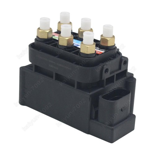 Air Suspension Compressor Pump W/ Solenoid Valve Block For Audi Q7 4L 4L0698007C - Picture 12 of 12