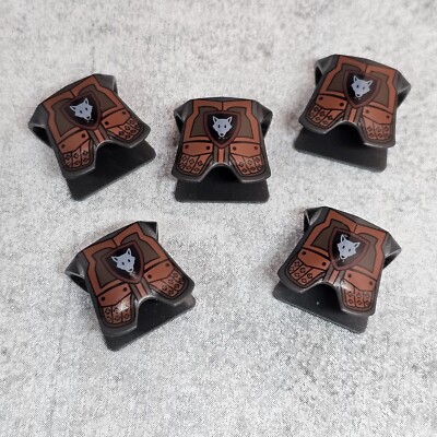 5pack Custom Wolf Armor Blocks Accessories for Minifigures