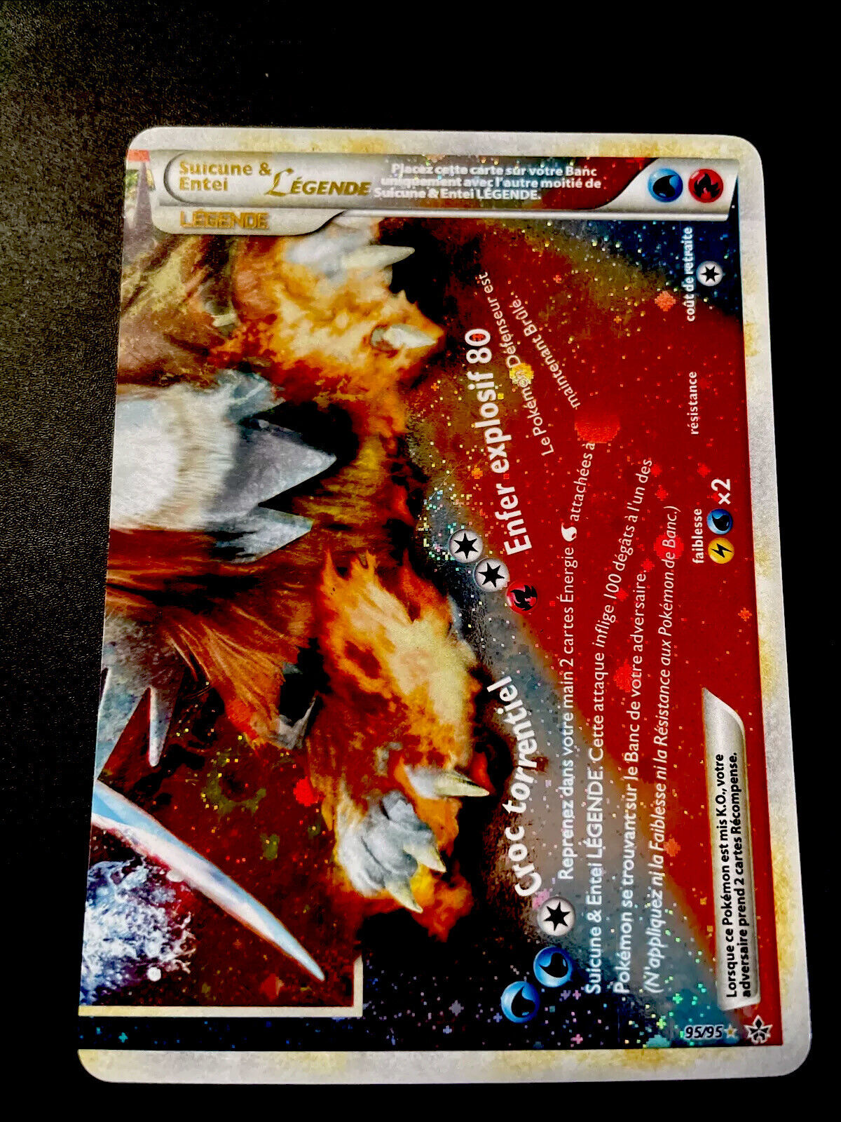 Mavin  RAIKOU SHINY LEGENDARY SL9 Call of Legends Pokemon Card Lightly  Played