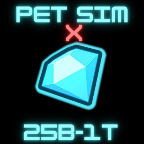 Pet Simulator X (Pet Sim X PSX) 25B 1T Gems Diamonds Fast Delivery