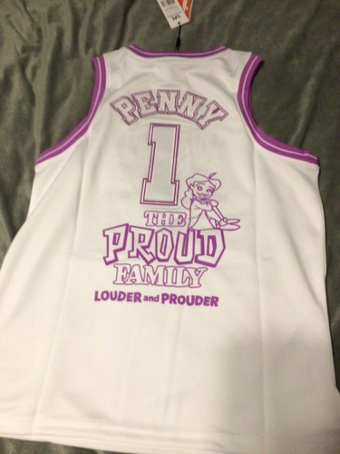 The Proud Family Penny #1 YOUTH Headgear Classics Embroidered Jersey Size Large - Picture 4 of 4