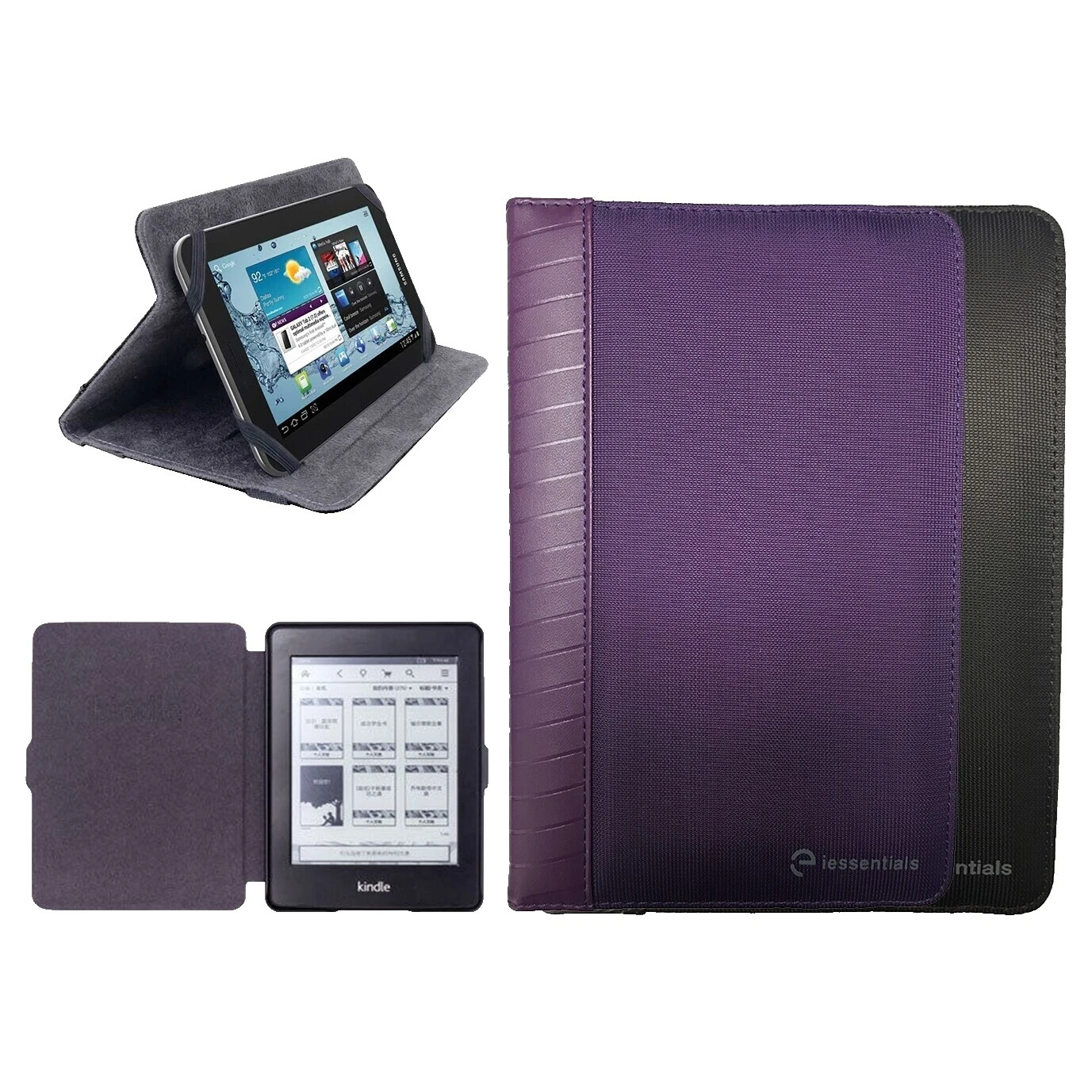 平板电脑和电子书阅读器保护壳、保护盖和键盘保护套适用于 HTC 三星 Galaxy Tab A