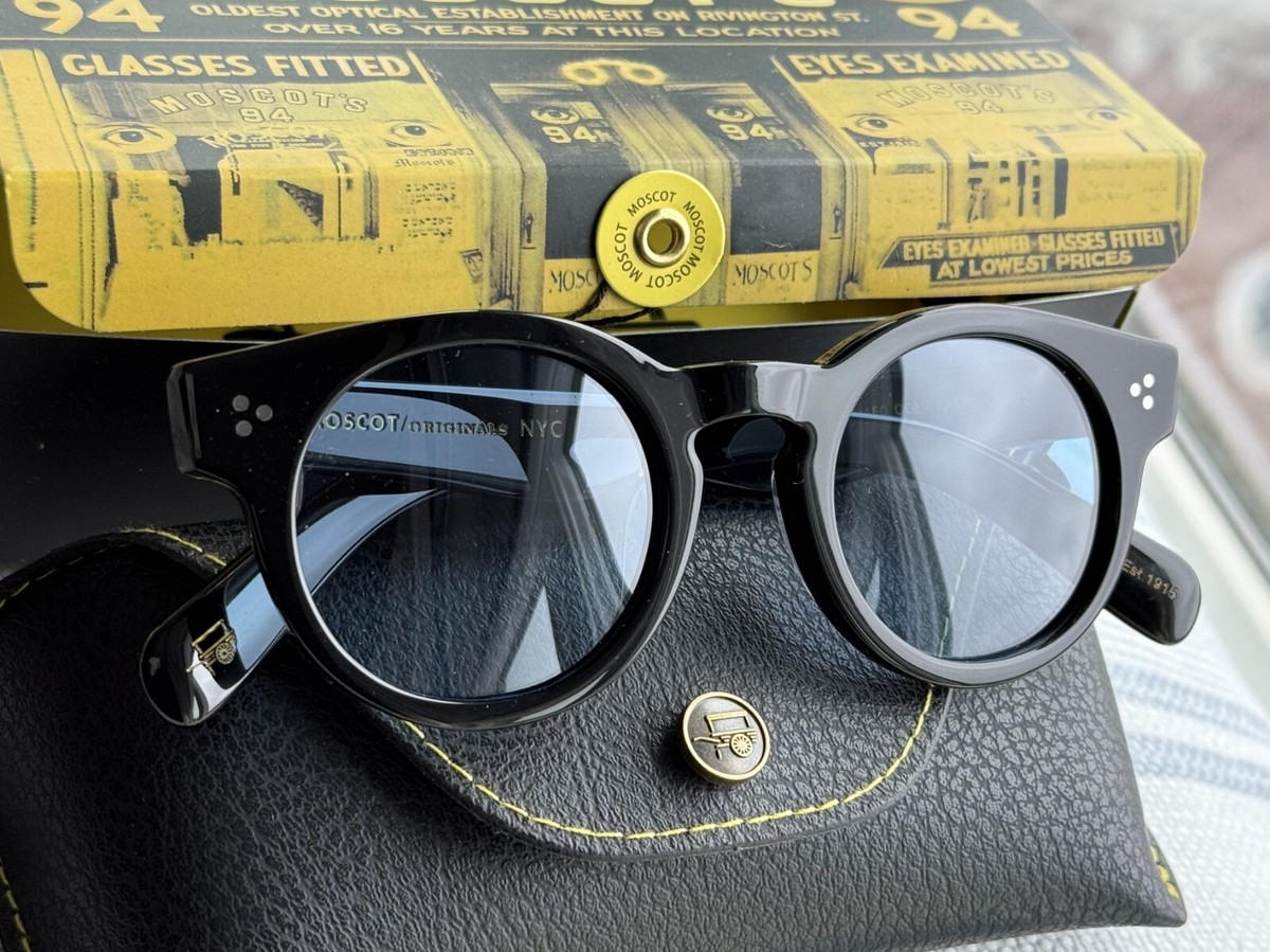 MOSCOT 94 ブラック/クリスタル サングラス MOSCOT 94 ブラック/クリスタル サングラス LEMTOSH MP Sun ライト