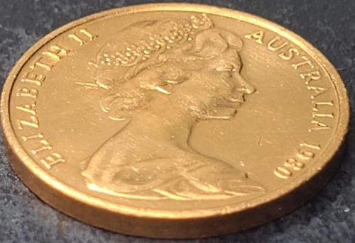 1980 Australia 2 Cents — photo from the most recent tracked eBay sale