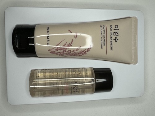 THE FACE SHOP Rice Water Brightening Facial Cleansing Foam & Oil Cleanse Set - Picture 6 of 8