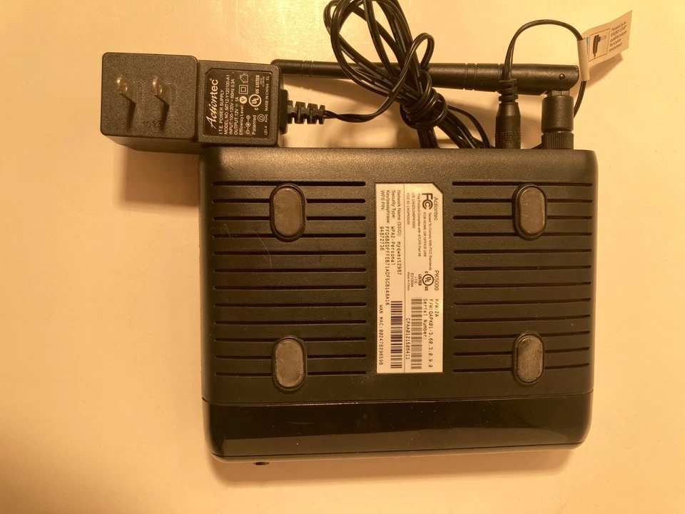 Actiontec/Qwest PK5000 Wireless DSL Modem w/ Antenna & A/C Adapter - Image 3 of 4