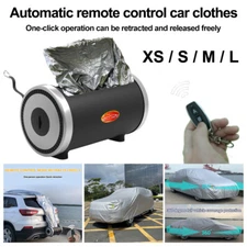 NEW Remote Control Automatic Car Protective Cover Windproof Waterproof Snowproof