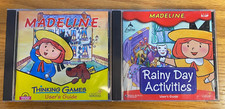 Madeline Thinking Games PC CD ROM Game Creative Wonders with Manual Lot of 2