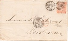 GB:1863:QV 4d rouge pâle.couverture.occasion.chat 300€+