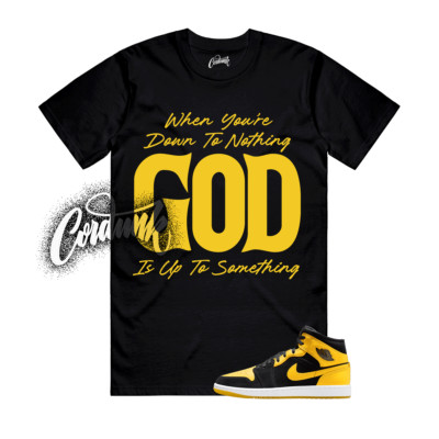 1 New Love Black Varsity Maize Yellow White 2025 T Shirt Match Match UTS