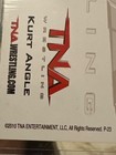 2010 TNA ORIGINAL PROMO KURT ANGLE SIGNED TNA WRESTLING P-23 8x10 WWF WWE BLUE — photo 2