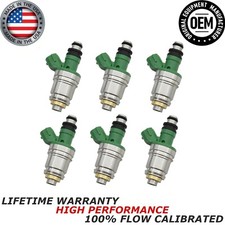 New Oem 6x Fuel Injectors Fits 1999-05 Suzuki Chevrolet Tracker 2.5l V6 Js4j-5