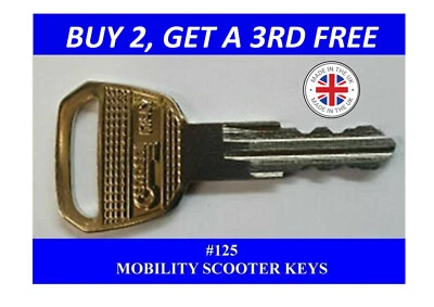 # 125 Mobility Key COLT PURSUIT PRIDE VICTORY 3 VICTORY 4 VICTORY XL8 PRIDE REVO