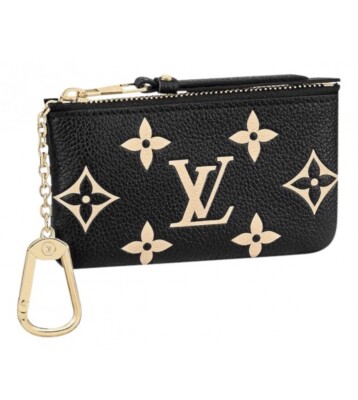 Louis Vuitton Cles Key Pouch BiColor Empreinte Leather | eBay