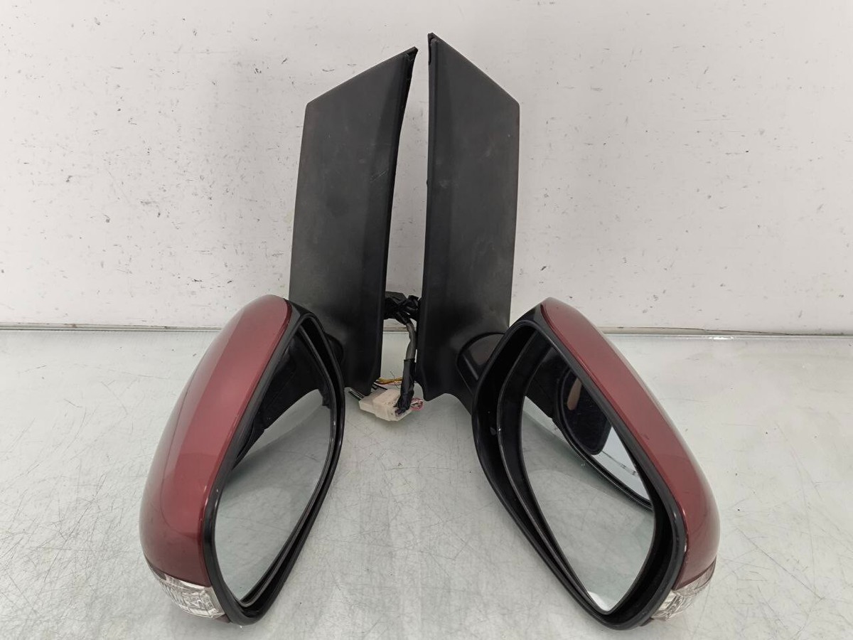 Toyota ISIS Platana ANM10 Maroon Side Door Mirror Mirrors With